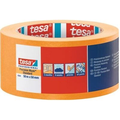 tesa, Klebeband, Präzisionkrepp Standard 50m:50mm (50 mm) tesa, Klebeband, Präzisionkrepp Standard 50m:50mm (50 mm)