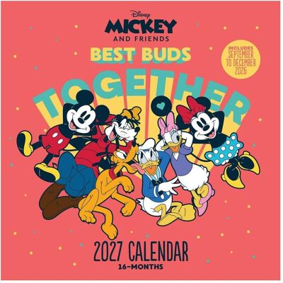 Pyramid Kalender, Mickey & Friends calendrier 2027 30 x 30 cm Pyramid Kalender, Mickey & Friends calendrier 2027 30 x 30 cm