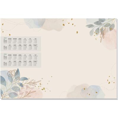 Sigel, Unterlage, Papier-Schreibunterlage Design, Pastel Garden, mit 2-Jahres-Kalendarium, DE/EN/FR/NL, 595x410 mm, 80 (41 x 59.50 cm) Sigel, Unterlage, Papier-Schreibunterlage Design, Pastel Garden, mit 2-Jahres-Kalendarium, DE/EN/FR/NL, 595x410 mm, 80 (41 x 59.50 cm)