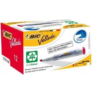 Bic, Marker, Whiteboard-Marker Velleda 1751 ECOlutions, rot (1x) Bic, Marker, Whiteboard-Marker Velleda 1751 ECOlutions, rot (1x)