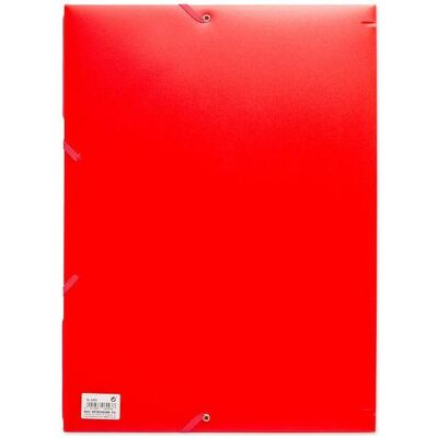 Folia, Mappe, Gummizugmappe A3 transp. rot (A3, 1x) Folia, Mappe, Gummizugmappe A3 transp. rot (A3, 1x)