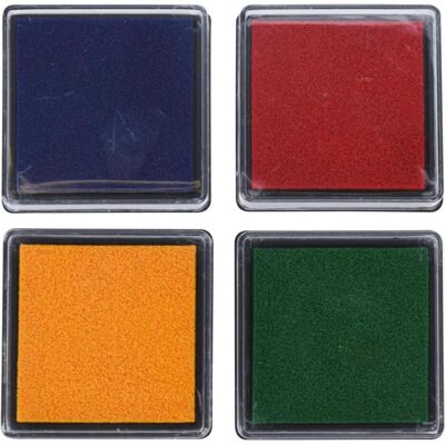 Stempel, Stempelset mit 4 Farben Stempel, Stempelset mit 4 Farben