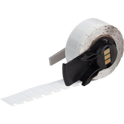 Brady, Etikettenrolle, M6-6-719, Spannungsableitendes Polyimid, Weiss, matt, 12.70 x 6.99 mm, permanent (750 E.) Brady, Etikettenrolle, M6-6-719, Spannungsableitendes Polyimid, Weiss, matt, 12.70 x 6.99 mm, permanent (750 E.)