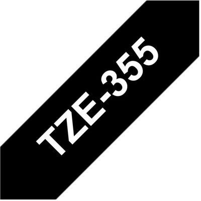 Brother Beschriftungsband, Tape White on Black 24mm (2.40 cm, Schwarz) Brother Beschriftungsband, Tape White on Black 24mm (2.40 cm, Schwarz)