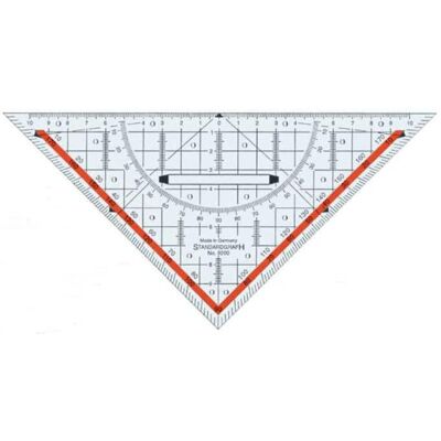 DUX, Lineal, Geodreieck (23 cm, Kunststoff) DUX, Lineal, Geodreieck (23 cm, Kunststoff)