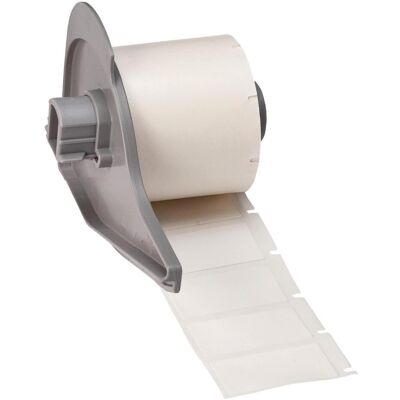 Brady, Etikettenrolle, M7-30-499, Nylongewebe, Weiss matt, 38.10 x 19.05 mm, permanent (250 E.) (46.02 mm) Brady, Etikettenrolle, M7-30-499, Nylongewebe, Weiss matt, 38.10 x 19.05 mm, permanent (250 E.) (46.02 mm)