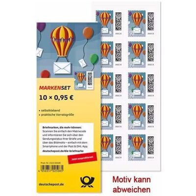 Deutsche Post, Grusskarte + Briefpapier, Blumenbrief (10 Stk.) Deutsche Post, Grusskarte + Briefpapier, Blumenbrief (10 Stk.)