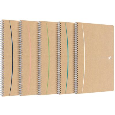 Oxford, Heft + Block, Touareg Spiralheft A4 liniert (A4, Liniert, Weicher Einband) Oxford, Heft + Block, Touareg Spiralheft A4 liniert (A4, Liniert, Weicher Einband)