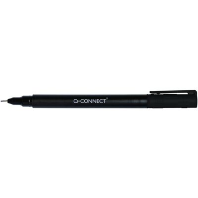Q-Connect, Marker, CD/DVD-Marker, S, 0,4 mm (Linie), schwarz Q-Connect, Marker, CD/DVD-Marker, S, 0,4 mm (Linie), schwarz