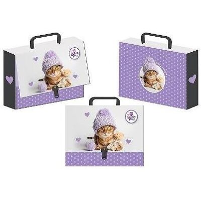 Beniamin, Mappe, Aktentasche mit Henkelkoffer Die süssen Haustiere Cat (A4, 1x) Beniamin, Mappe, Aktentasche mit Henkelkoffer Die süssen Haustiere Cat (A4, 1x)