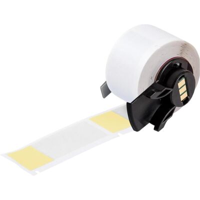 Brady, Etikettenrolle, M6-21-427-YL, Vinyl, selbstlaminierend, Gelb/Transparent, matt, 25.40 x 19.05(63.50) mm, für (33.32 mm) Brady, Etikettenrolle, M6-21-427-YL, Vinyl, selbstlaminierend, Gelb/Transparent, matt, 25.40 x 19.05(63.50) mm, für (33.32 mm)