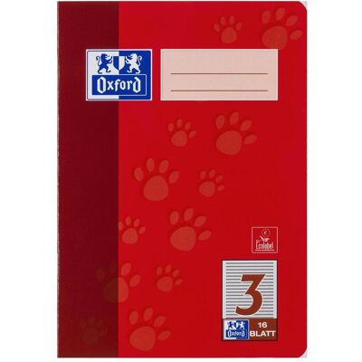 Oxford, Heft + Block, Schulheft, A5, Lineatur 3 (A5, Harter Einband) Oxford, Heft + Block, Schulheft, A5, Lineatur 3 (A5, Harter Einband)