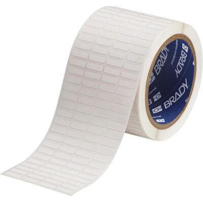Brady, Etikettenrolle, THT-14-618-10, Polyester, Weiss, matt, 16.51 x 5.08 mm, permanent, 4-bahnig (10.000 E. ) (74.93 mm) Brady, Etikettenrolle, THT-14-618-10, Polyester, Weiss, matt, 16.51 x 5.08 mm, permanent, 4-bahnig (10.000 E. ) (74.93 mm)