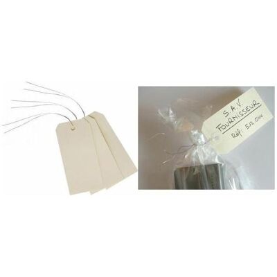 Avery Dennison, Geschenkverpackung, Gep„ckanh„nger, 120 x 60 mm, neutral, mit Draht (1x) Avery Dennison, Geschenkverpackung, Gep„ckanh„nger, 120 x 60 mm, neutral, mit Draht (1x)
