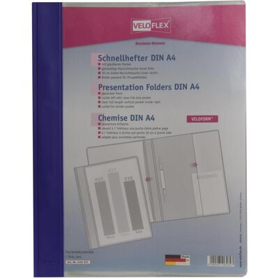 Veloflex, Mappe, Schnellhefter VELOFORM A4 violett (A4, 1x) Veloflex, Mappe, Schnellhefter VELOFORM A4 violett (A4, 1x)