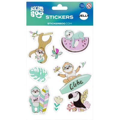 Dymo Sticker, Aufkleber BOO Faultieraufkleber (8 Sticker) Dymo Sticker, Aufkleber BOO Faultieraufkleber (8 Sticker)