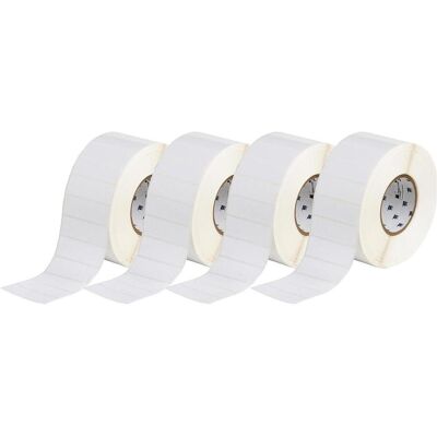 Brady, Etikettenrolle, XTHT-18-8423-5, Polyester, Weiss, 76.20 x 25.40 mm, permanent (5000 E.) (76.20 mm) Brady, Etikettenrolle, XTHT-18-8423-5, Polyester, Weiss, 76.20 x 25.40 mm, permanent (5000 E.) (76.20 mm)