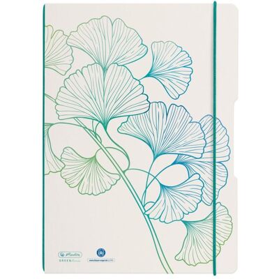 Herlitz, Heft + Block, Notizheft GREENline my.book flex A4, Liniert, Ginkgo (A4, Kariert, Liniert, Weicher Einband) Herlitz, Heft + Block, Notizheft GREENline my.book flex A4, Liniert, Ginkgo (A4, Kariert, Liniert, Weicher Einband)