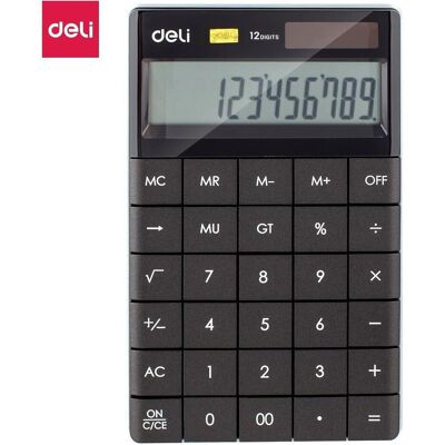 Deli, Taschenrechner, Calculator CALCULATOR 1589P Black (Batteriebetrieb) Deli, Taschenrechner, Calculator CALCULATOR 1589P Black (Batteriebetrieb)