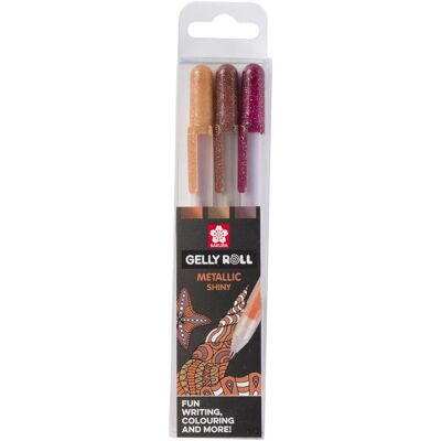 Sakura, Schreibstifte, GELLY ROLL - Gelschreiber ”Metallic” (3x) Sakura, Schreibstifte, GELLY ROLL - Gelschreiber ”Metallic” (3x)