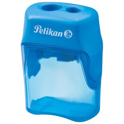Pelikan Spitzer, Doppeldosenanspitzer V-Blade 12 Stück farbig sortiert in Faltschachtel Pelikan Spitzer, Doppeldosenanspitzer V-Blade 12 Stück farbig sortiert in Faltschachtel