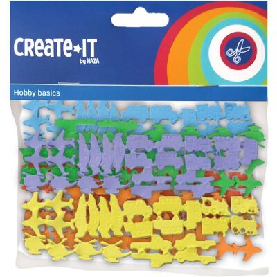 Haza Witbaard, Sticker, Foamstickers Fahrzeuge, 72.. (72 Sticker) Haza Witbaard, Sticker, Foamstickers Fahrzeuge, 72.. (72 Sticker)