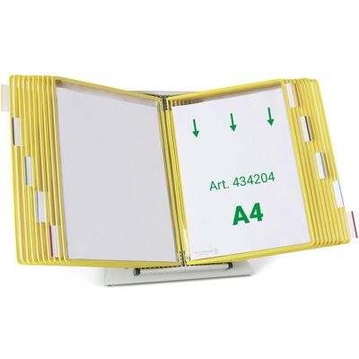 Tarifold, Informationsschild, Sichttafelsystem 434204 DIN A4 gelb mit 20 St. Sichttafeln Tarifold, Informationsschild, Sichttafelsystem 434204 DIN A4 gelb mit 20 St. Sichttafeln