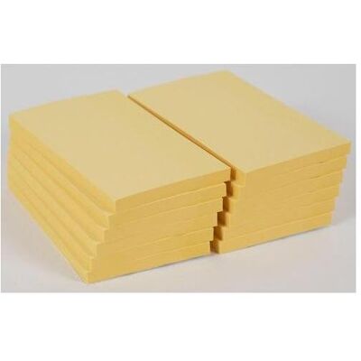 Office Depot, Haftnotiz, Haftnotizen Extra Sticky 127 mm x 76 mm Gelb Quadratisch Blanko (76 x 127 mm) Office Depot, Haftnotiz, Haftnotizen Extra Sticky 127 mm x 76 mm Gelb Quadratisch Blanko (76 x 127 mm)