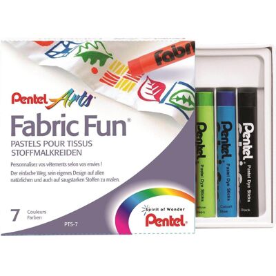 Pentel, Malstifte, Stoffmalkreide Fabric 7er (7x) Pentel, Malstifte, Stoffmalkreide Fabric 7er (7x)
