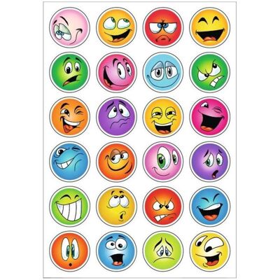 Herma Sticker, Sticker Emoji (48 Sticker) Herma Sticker, Sticker Emoji (48 Sticker)