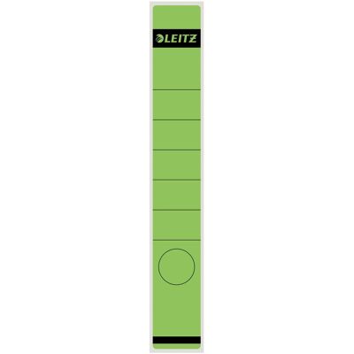 Leitz, Ordner Zubehör, Ordnerrücken-Etikett, 39 x 285 mm, lang, schmal, grün passend für Standard- und Hartpapp Leitz, Ordner Zubehör, Ordnerrücken-Etikett, 39 x 285 mm, lang, schmal, grün passend für Standard- und Hartpapp