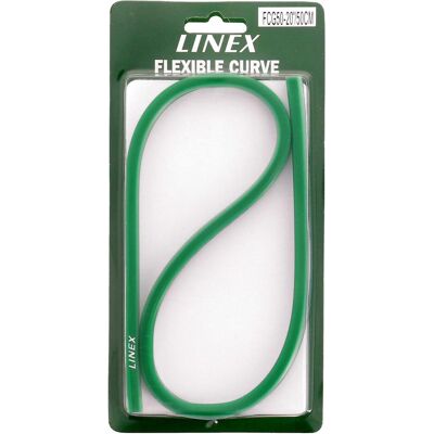 Linex, Lineal, Flexibler Kurvenlineal (50 cm, Kunststoff) Linex, Lineal, Flexibler Kurvenlineal (50 cm, Kunststoff)