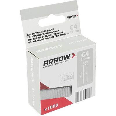 Arrow, Büroklammer, 341833 Schmalrückenklammern 1000 St. (1000x) Arrow, Büroklammer, 341833 Schmalrückenklammern 1000 St. (1000x)