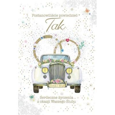 Teka, Grusskarte + Briefpapier, Hochzeitsgrusskarte Teka, Grusskarte + Briefpapier, Hochzeitsgrusskarte