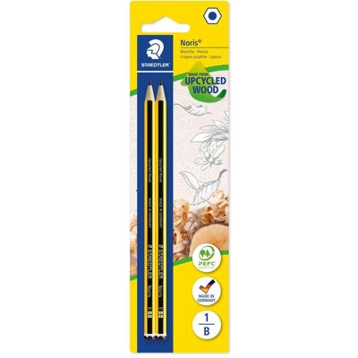 Staedtler Bleistift, Noris 120 Bleistift Blisterkarte mit 2 Bleistiften B (2 mm, B, 2x) Staedtler Bleistift, Noris 120 Bleistift Blisterkarte mit 2 Bleistiften B (2 mm, B, 2x)