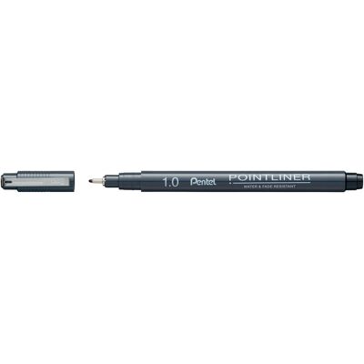 Pentel, Schreibstifte, Fineliner Pigment (1x) Pentel, Schreibstifte, Fineliner Pigment (1x)