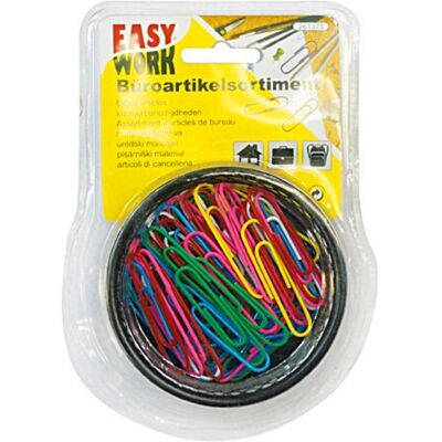 Easy Work, Büroklammer, Pin Nadeln / Büroklammern / Gummibänder (24x) Easy Work, Büroklammer, Pin Nadeln / Büroklammern / Gummibänder (24x)