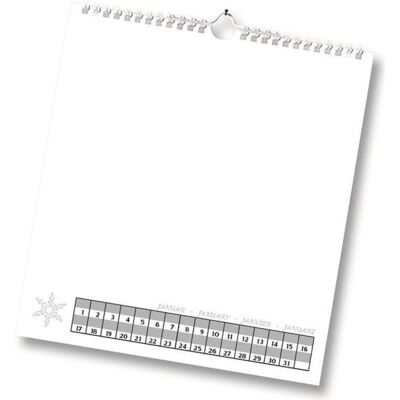 Folia, Kalender, Dauerkalender weiss (Spezial) Folia, Kalender, Dauerkalender weiss (Spezial)