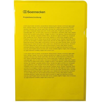 Soennecken, Mappe, Sichthülle 1467 DIN A4 PP gelb 50 St./Pack. (A4, 1x) Soennecken, Mappe, Sichthülle 1467 DIN A4 PP gelb 50 St./Pack. (A4, 1x)