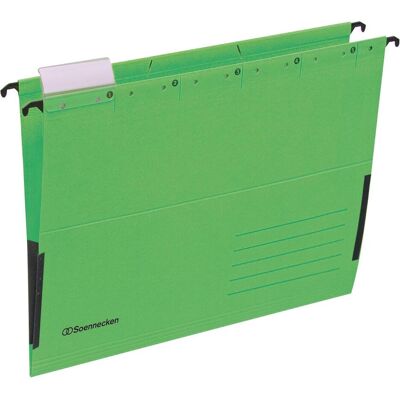 Soennecken, Mappe, Hängetaschen grün A4 Leinenfrösche 220g Recyclingkarton 25 St./Pack. (A4, 25x) Soennecken, Mappe, Hängetaschen grün A4 Leinenfrösche 220g Recyclingkarton 25 St./Pack. (A4, 25x)