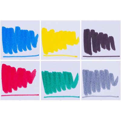 Bruynzeel, Malstifte, Fineliner Set 6 Farben Basic (6x) Bruynzeel, Malstifte, Fineliner Set 6 Farben Basic (6x)