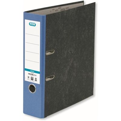 Elba, Ordner, Ordner smart Wolkenmarmor, Rückenbreite: 80 mm, blau DIN A4, Einband aus Wolkenmarmor-Papier, gekleb (A4, 80 mm, 1 Stk.) Elba, Ordner, Ordner smart Wolkenmarmor, Rückenbreite: 80 mm, blau DIN A4, Einband aus Wolkenmarmor-Papier, gekleb (A4, 80 mm, 1 Stk.)