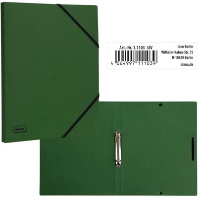 Idena, Ordner, Eco Ringbuch A4 2 Ringe grün FSC-Mix (A4, 20 mm, 1 Stk.) Idena, Ordner, Eco Ringbuch A4 2 Ringe grün FSC-Mix (A4, 20 mm, 1 Stk.)