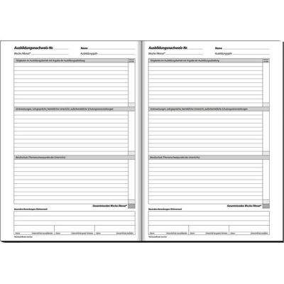 Sigel, Formular, Formularbuch "Ausbildungsnachweis", A4, 28 Blatt (28x) Sigel, Formular, Formularbuch "Ausbildungsnachweis", A4, 28 Blatt (28x)