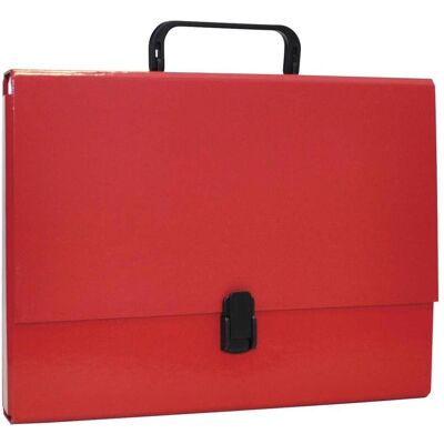 Office Products, Kartenaufbewahrung, Kartonschachtel mit A4/5cm-Griff und roter Schnalle. (A4) Office Products, Kartenaufbewahrung, Kartonschachtel mit A4/5cm-Griff und roter Schnalle. (A4)