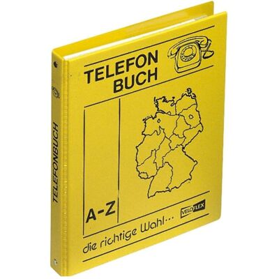 Veloflex, Ordner, 5158000 - Telefonringbuch, DIN A5 4- Rund- Ring- Mechanik, 16 mm breit gelb (A5, 16 mm, 1 Stk.) Veloflex, Ordner, 5158000 - Telefonringbuch, DIN A5 4- Rund- Ring- Mechanik, 16 mm breit gelb (A5, 16 mm, 1 Stk.)