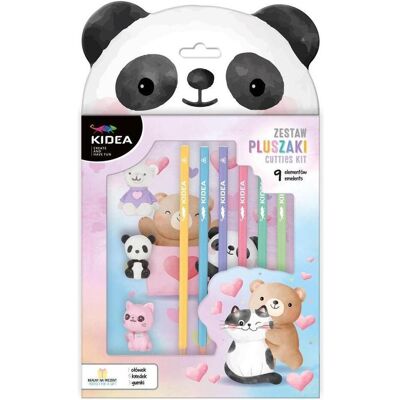 Derform, Bleistift, Schulset Kuscheltiere 9-teilig KIDEA (9x) Derform, Bleistift, Schulset Kuscheltiere 9-teilig KIDEA (9x)
