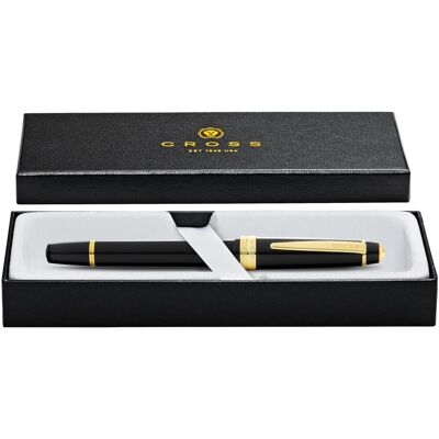 Cross, Schreibstifte, Rollerball Bailey Light Schwarz/Gold, Fein, in Geschenkbox (1x) Cross, Schreibstifte, Rollerball Bailey Light Schwarz/Gold, Fein, in Geschenkbox (1x)