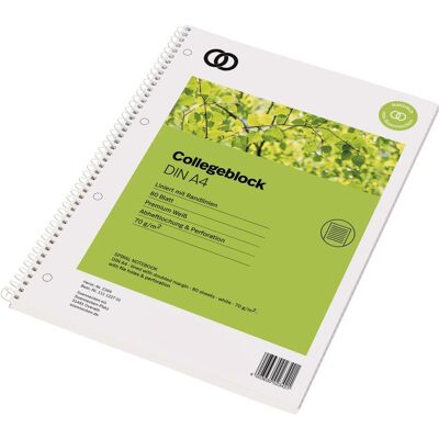 Soennecken, Heft + Block, Collegeblock oeco Recycling DIN A4 liniert 70g/m² 100 % Recyclingpapier grün 80 Bl. (A4, Liniert) Soennecken, Heft + Block, Collegeblock oeco Recycling DIN A4 liniert 70g/m² 100 % Recyclingpapier grün 80 Bl. (A4, Liniert)