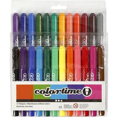 Colortime, Marker, Markers (24x) Colortime, Marker, Markers (24x)